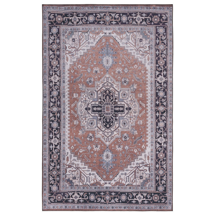 SAFAVIEH Tucson Collection TSN128P Rust / Navy Rug Image 1