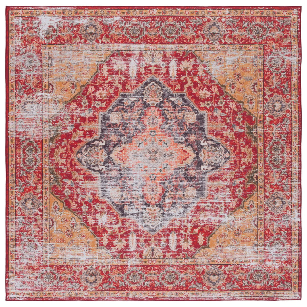 SAFAVIEH Tucson Collection TSN131P Rust / Gold Rug Image 5