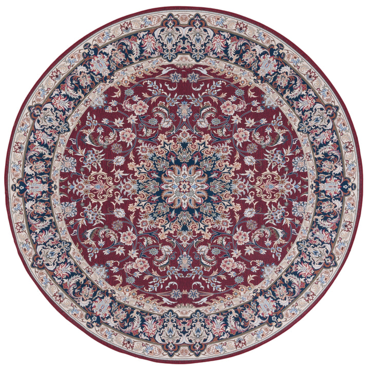 SAFAVIEH Tucson Collection TSN135Q Red / Navy Rug Image 3