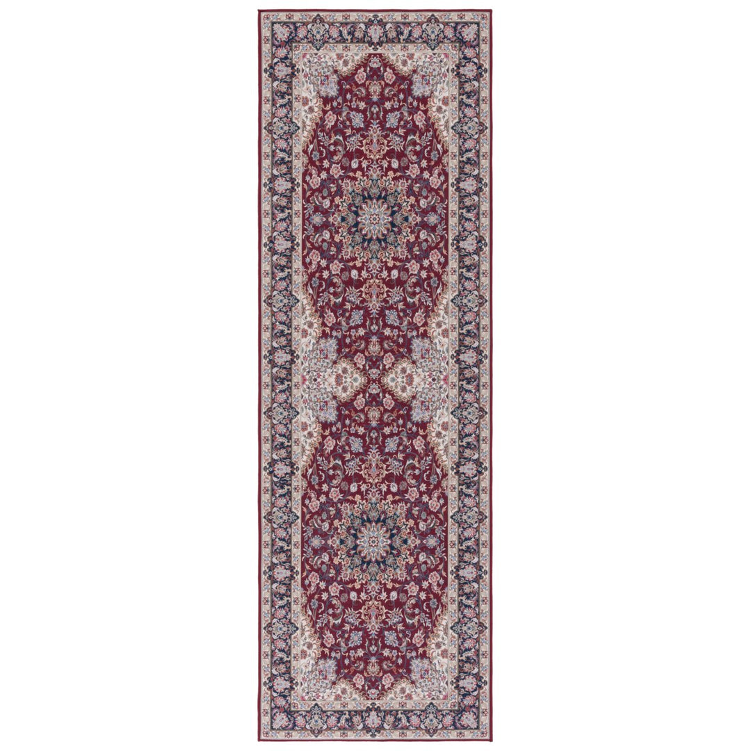 SAFAVIEH Tucson Collection TSN135Q Red / Navy Rug Image 1