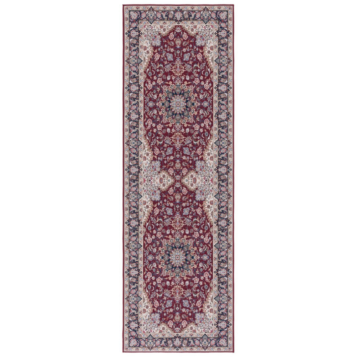 SAFAVIEH Tucson Collection TSN135Q Red / Navy Rug Image 1