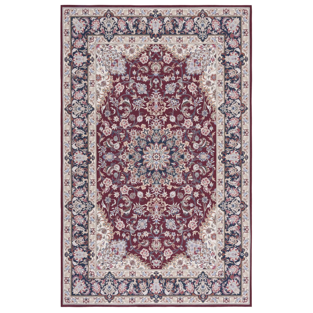 SAFAVIEH Tucson Collection TSN135Q Red / Navy Rug Image 1