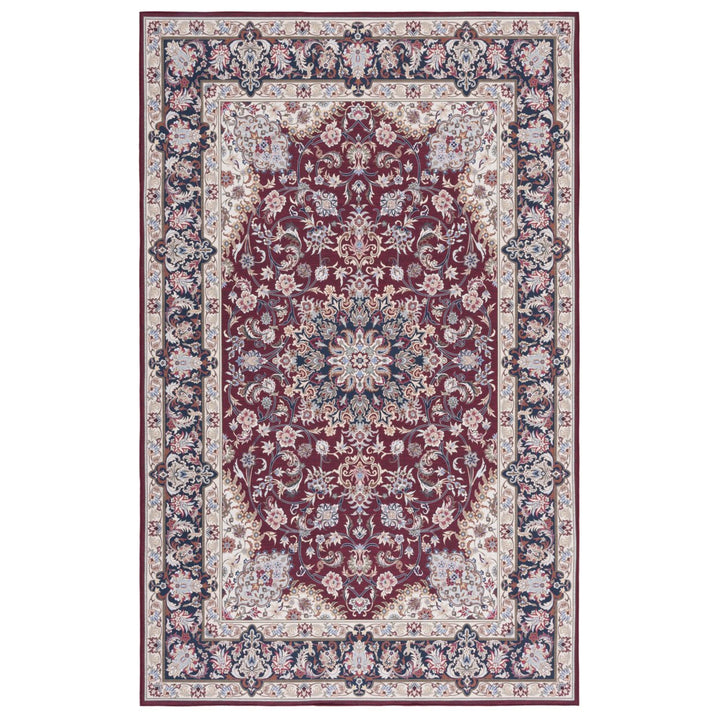 SAFAVIEH Tucson Collection TSN135Q Red / Navy Rug Image 1