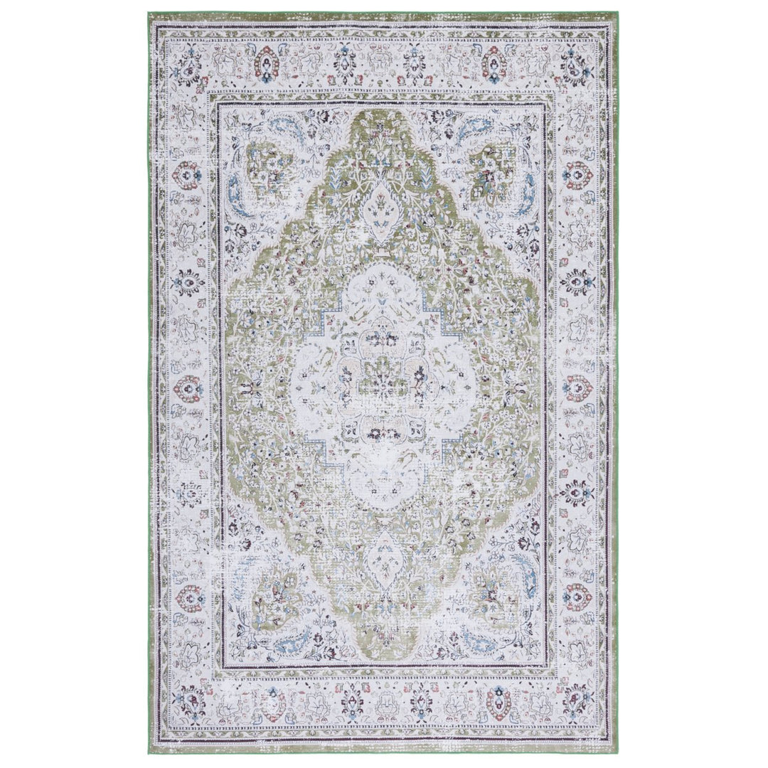 SAFAVIEH Tucson Collection TSN136Y Green / Beige Rug Image 1