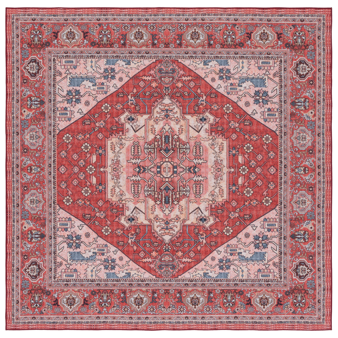 SAFAVIEH Tucson Collection TSN139R Red / Pink Rug Image 5