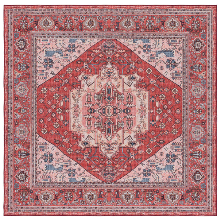 SAFAVIEH Tucson Collection TSN139R Red / Pink Rug Image 5