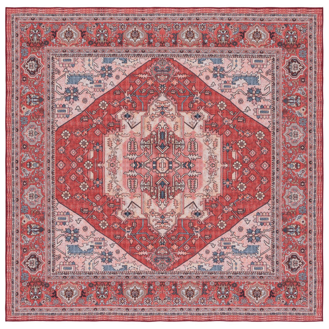 SAFAVIEH Tucson Collection TSN139R Red / Pink Rug Image 1