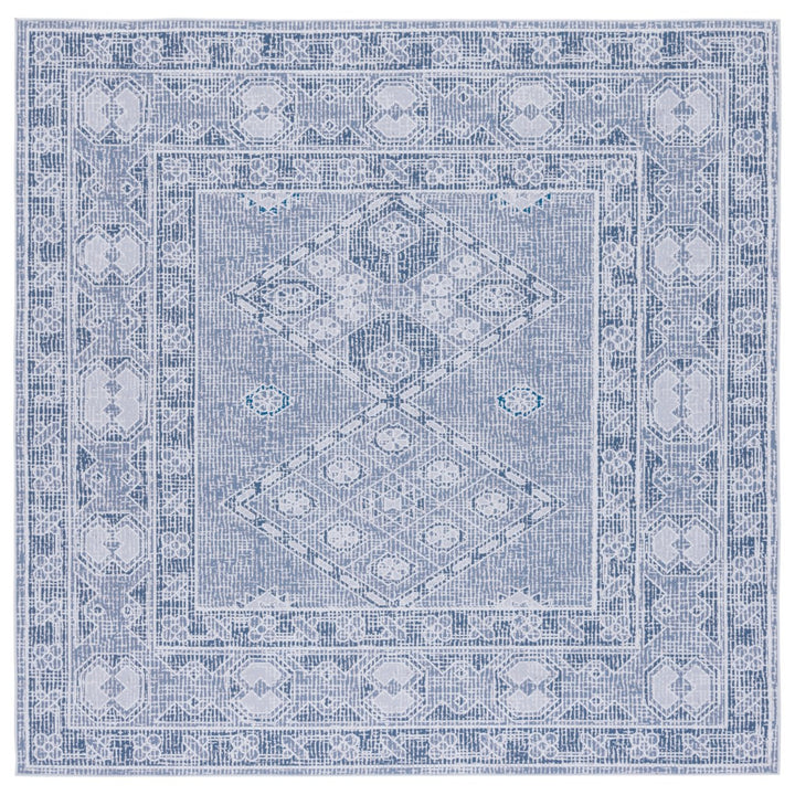 SAFAVIEH Tucson Collection TSN141F Grey / Ivory Rug Image 1