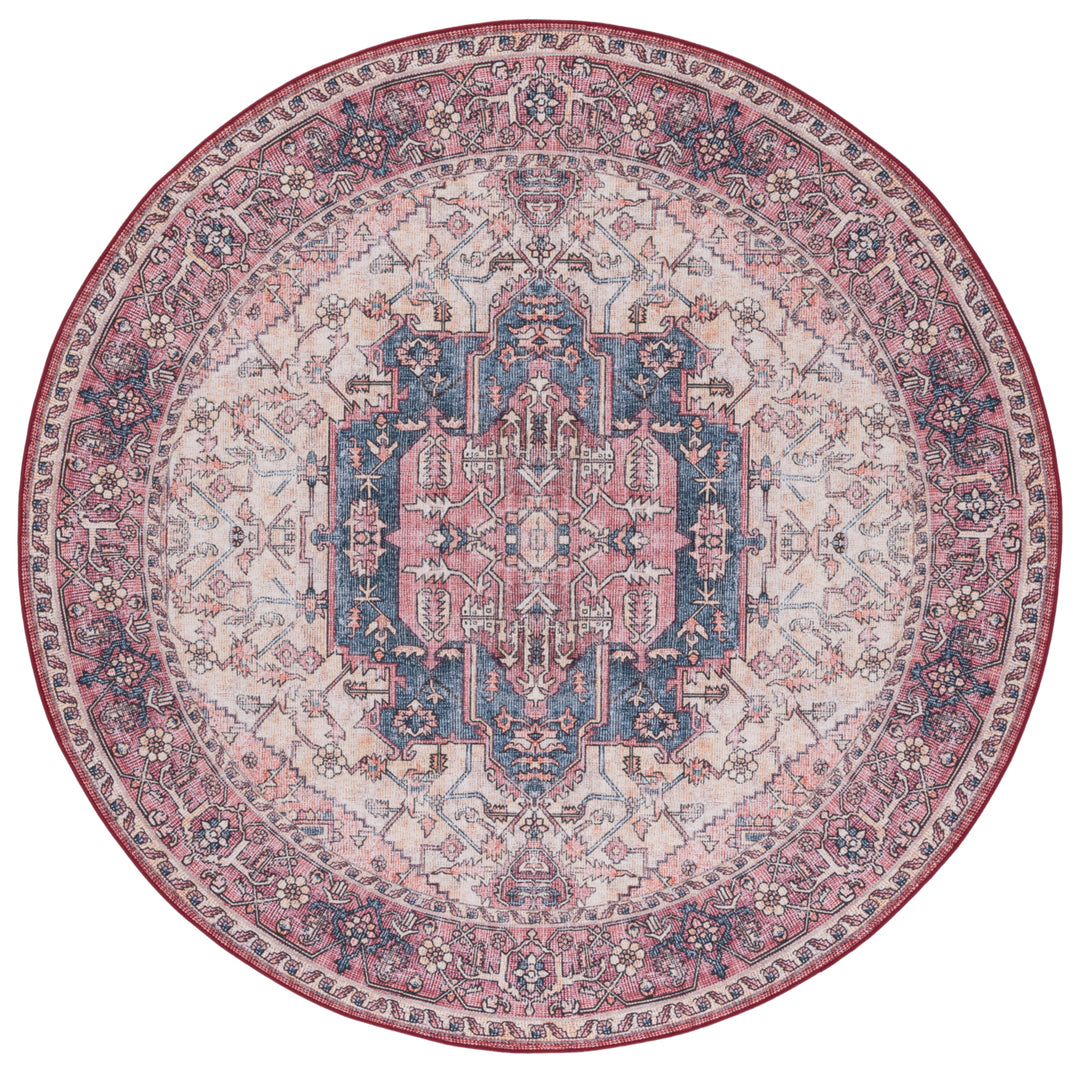 SAFAVIEH Tucson Collection TSN143B Beige / Pink Rug Image 3