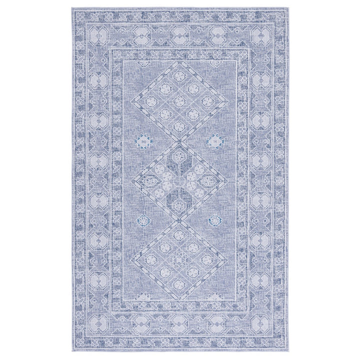 SAFAVIEH Tucson Collection TSN141F Grey / Ivory Rug Image 1