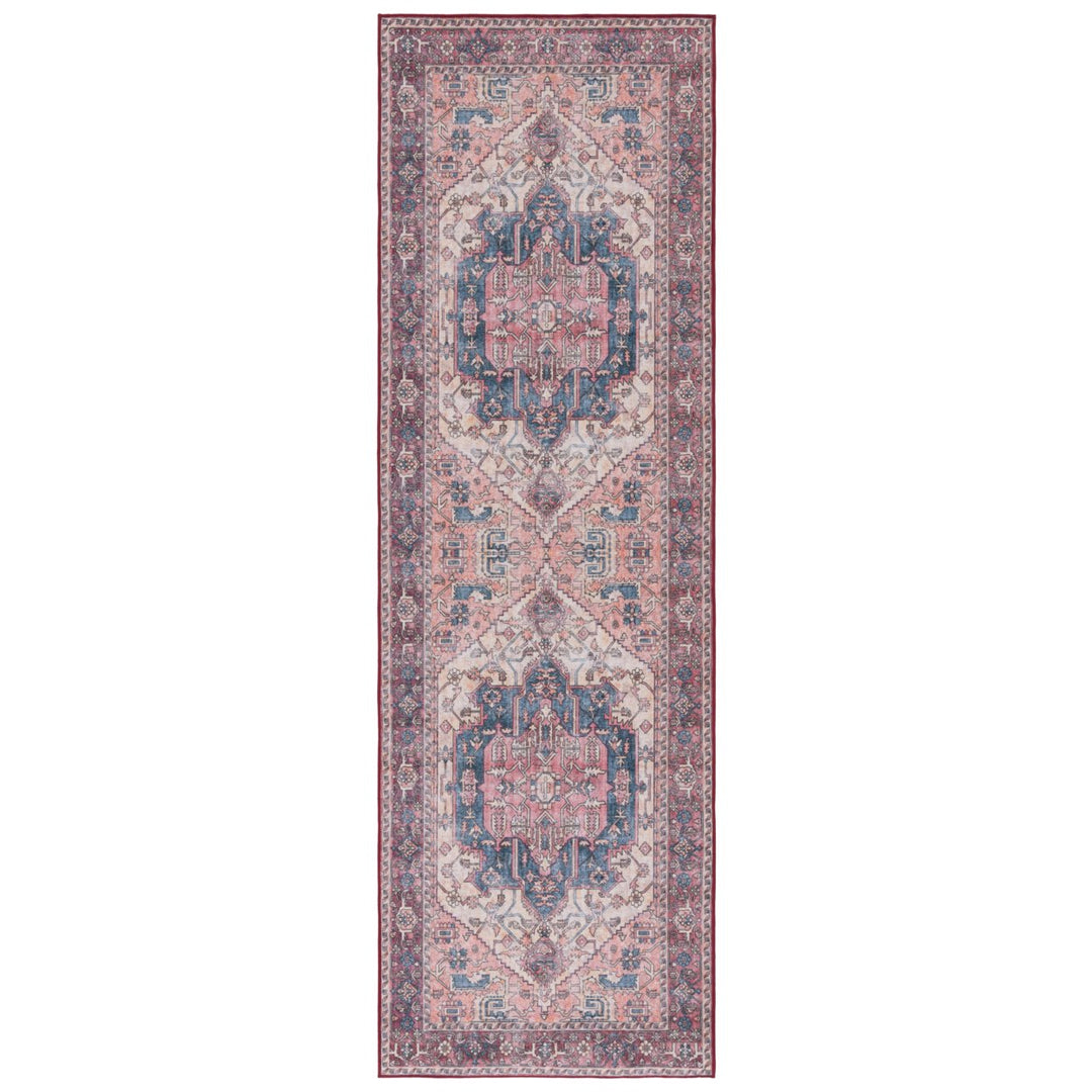 SAFAVIEH Tucson Collection TSN143B Beige / Pink Rug Image 1