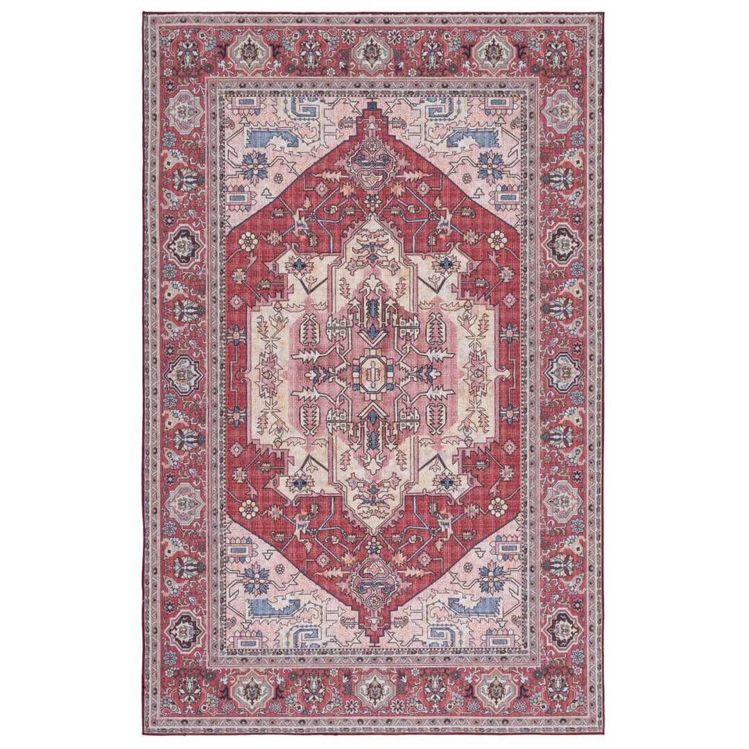 SAFAVIEH Tucson Collection TSN139R Red / Pink Rug Image 9