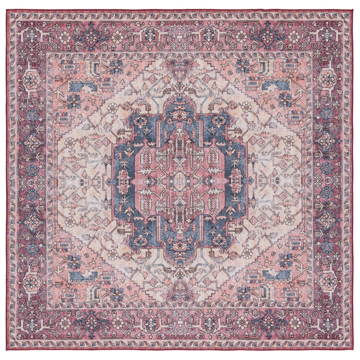 SAFAVIEH Tucson Collection TSN143B Beige / Pink Rug Image 1