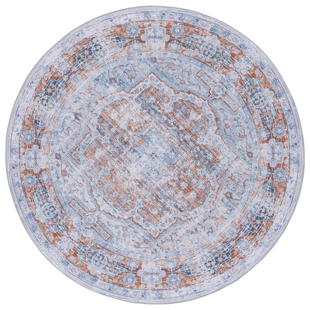 SAFAVIEH Tucson Collection TSN145B Beige / Rust Rug Image 1