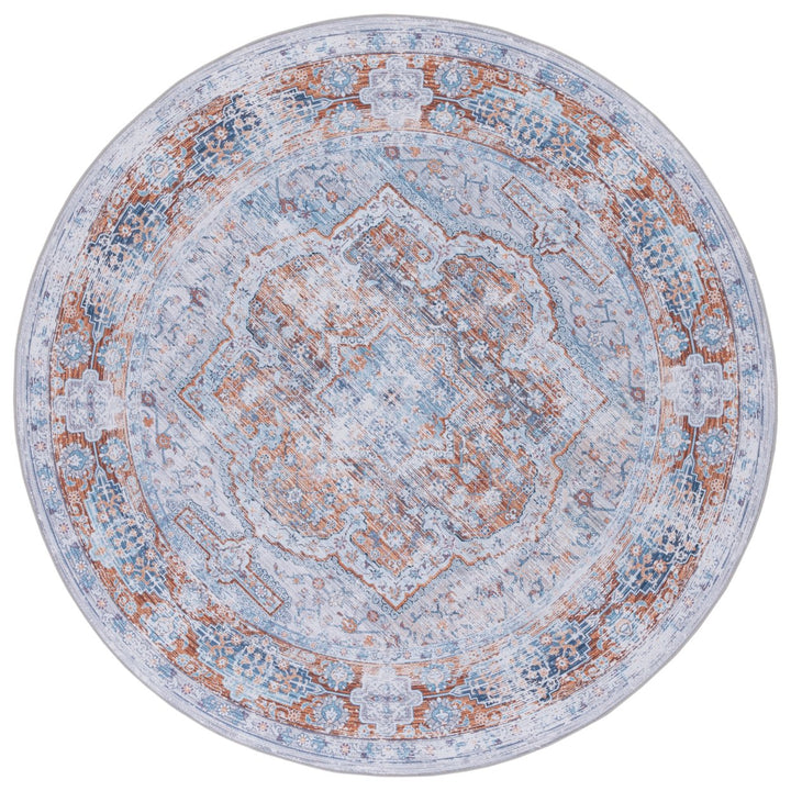 SAFAVIEH Tucson Collection TSN145B Beige / Rust Rug Image 1