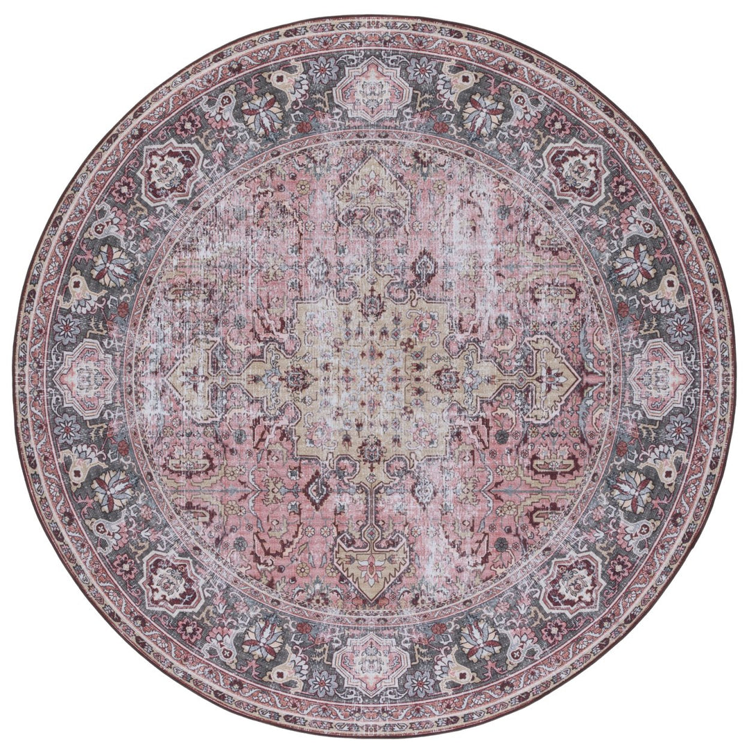 SAFAVIEH Tucson Collection TSN144U Pink / Beige Rug Image 1