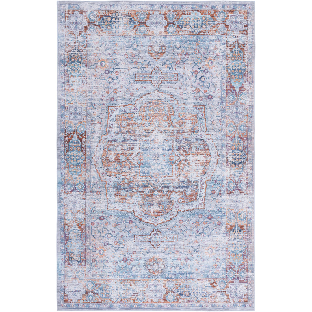 SAFAVIEH Tucson Collection TSN145B Beige / Rust Rug Image 9