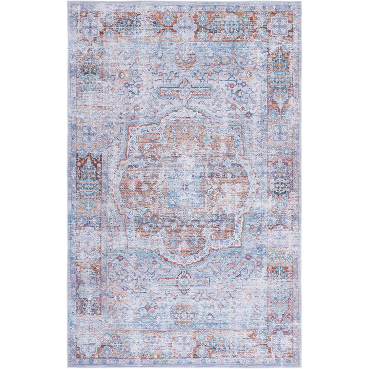 SAFAVIEH Tucson Collection TSN145B Beige / Rust Rug Image 9