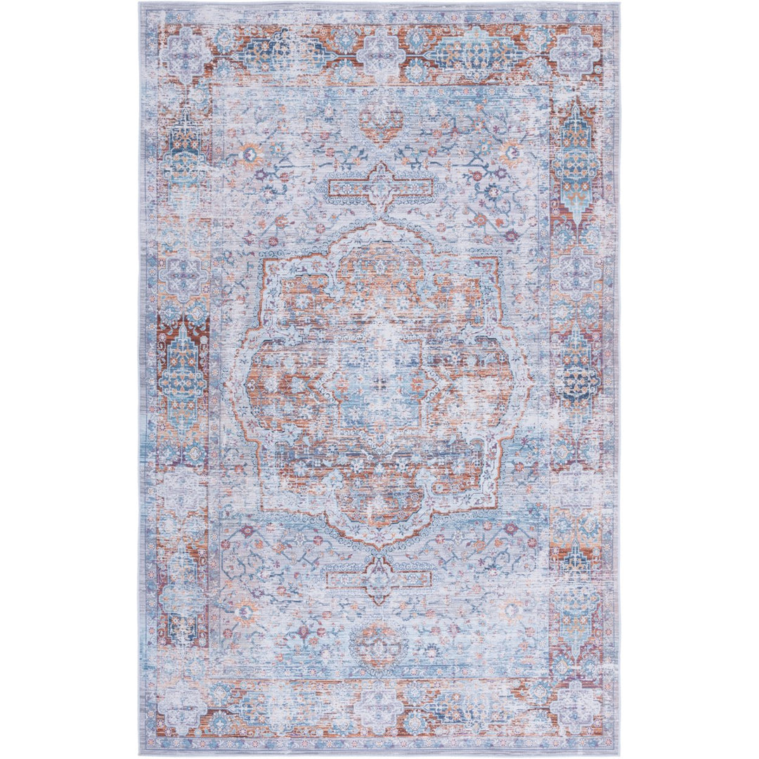 SAFAVIEH Tucson Collection TSN145B Beige / Rust Rug Image 1