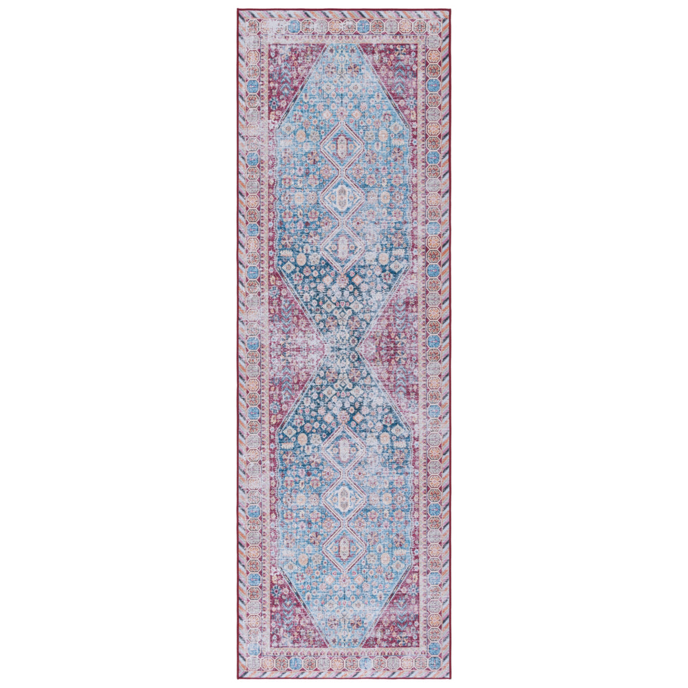 SAFAVIEH Tucson Collection TSN164M Blue / Red Rug Image 2