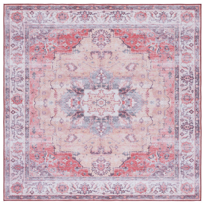 SAFAVIEH Tucson Collection TSN163P Rust / Beige Rug Image 1