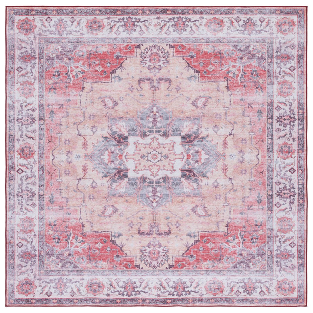 SAFAVIEH Tucson Collection TSN163P Rust / Beige Rug Image 1