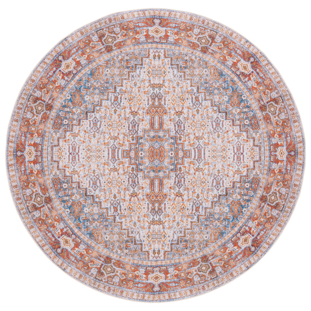 SAFAVIEH Tucson Collection TSN166B Beige / Rust Rug Image 3