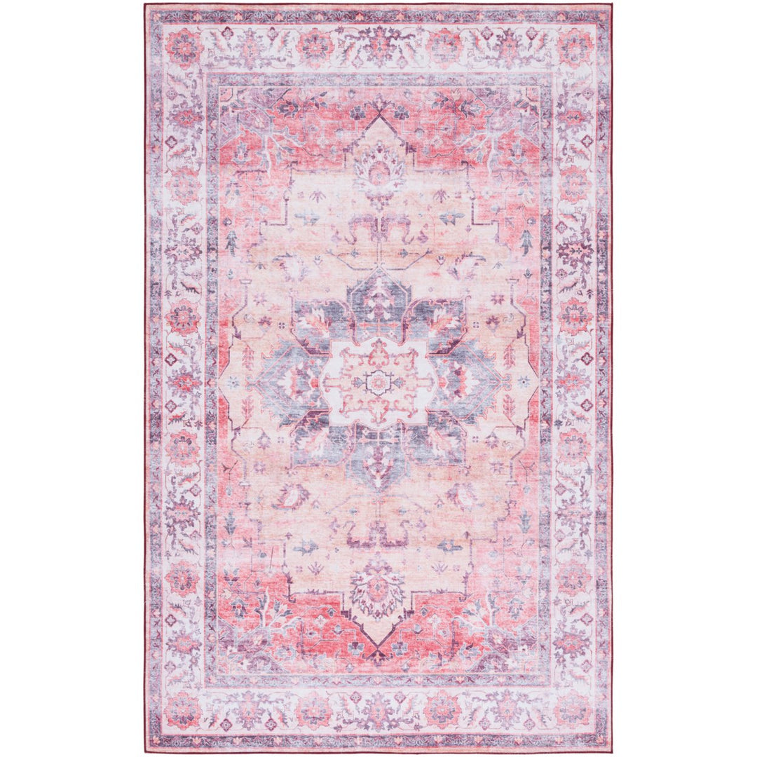 SAFAVIEH Tucson Collection TSN163P Rust / Beige Rug Image 1