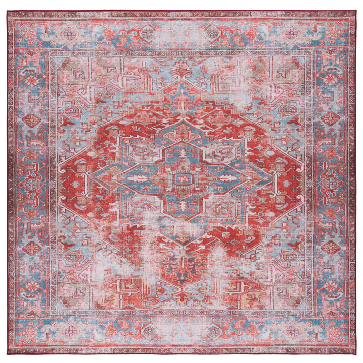 SAFAVIEH Tucson Collection TSN167P Rust / Blue Rug Image 1