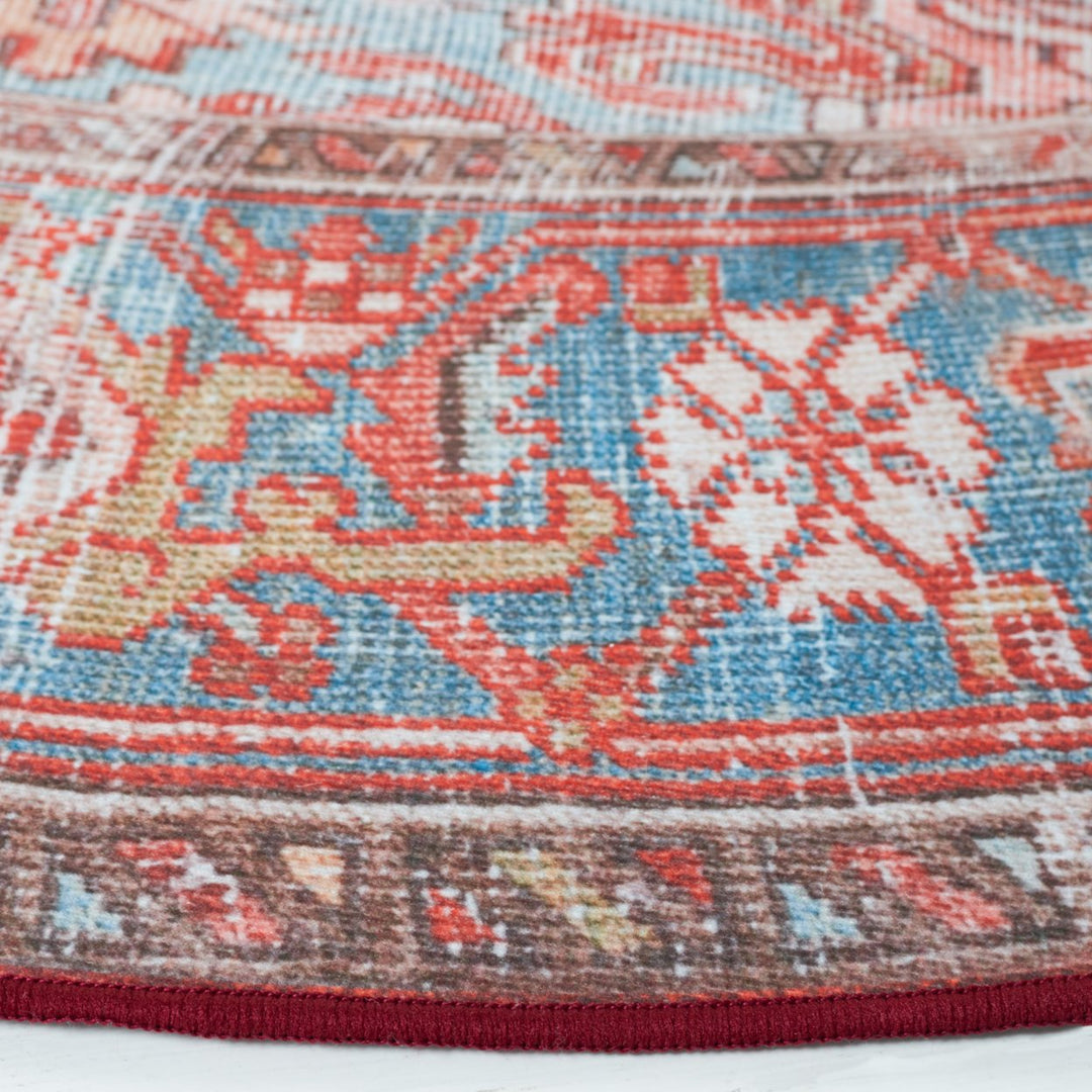 SAFAVIEH Tucson Collection TSN167P Rust / Blue Rug Image 4