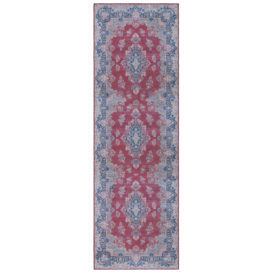 SAFAVIEH Tucson Collection TSN182Q Red / Navy Rug Image 2