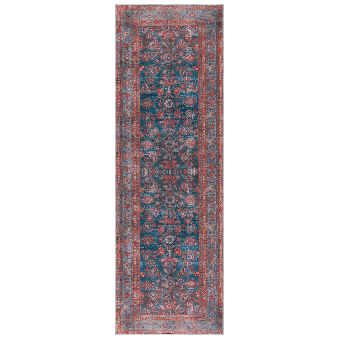 SAFAVIEH Tucson Collection TSN183M Blue / Rust Rug Image 2