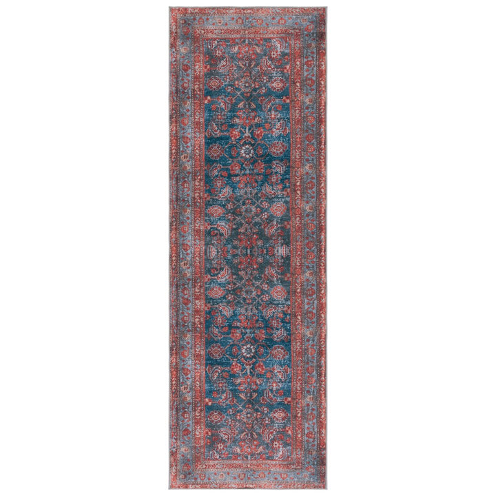 SAFAVIEH Tucson Collection TSN183M Blue / Rust Rug Image 1