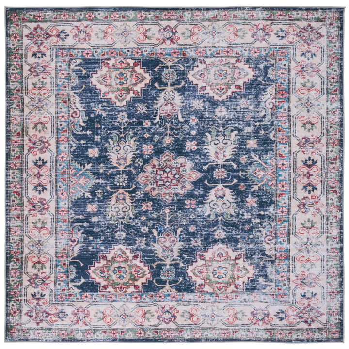 SAFAVIEH Tucson Collection TSN196N Navy / Beige Rug Image 1