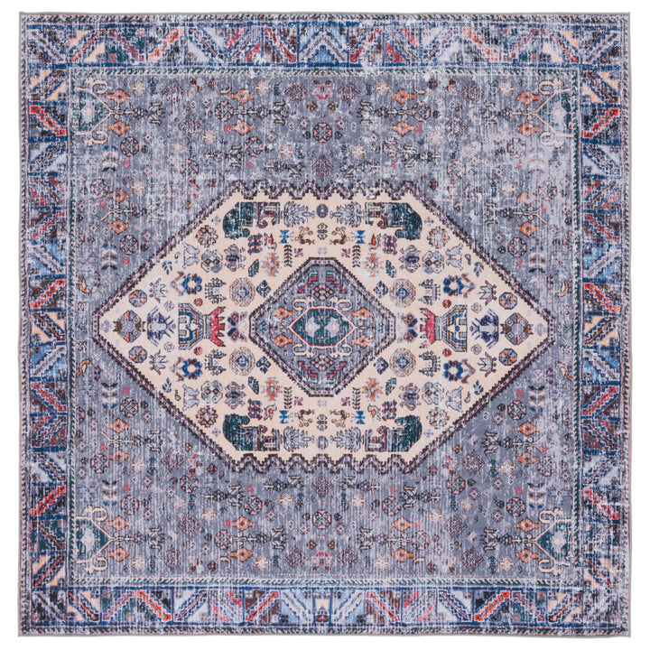 SAFAVIEH Tucson Collection TSN194C Beige / Grey Rug Image 4