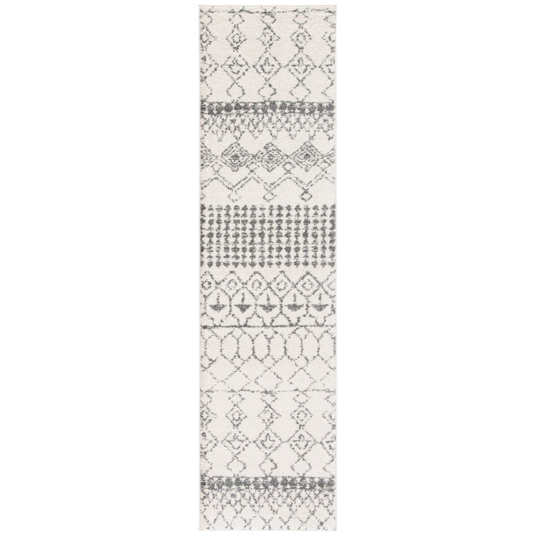 SAFAVIEH Tulum Collection TUL229A Ivory / Grey Rug Image 3