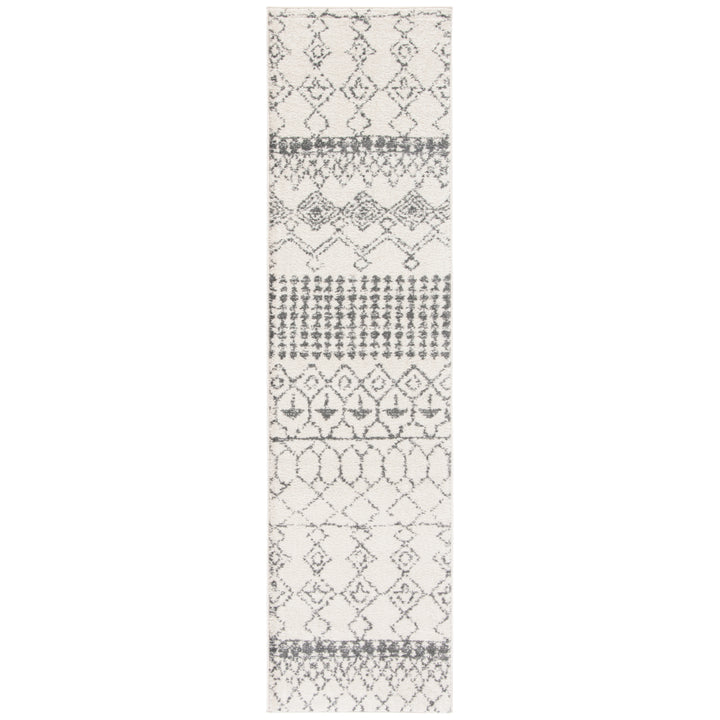 SAFAVIEH Tulum Collection TUL229A Ivory / Grey Rug Image 3