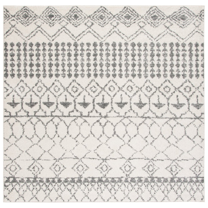 SAFAVIEH Tulum Collection TUL229A Ivory / Grey Rug Image 6