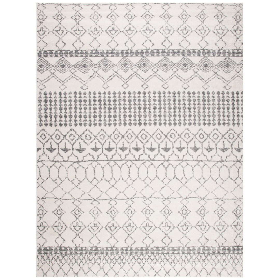 SAFAVIEH Tulum Collection TUL229A Ivory / Grey Rug Image 7