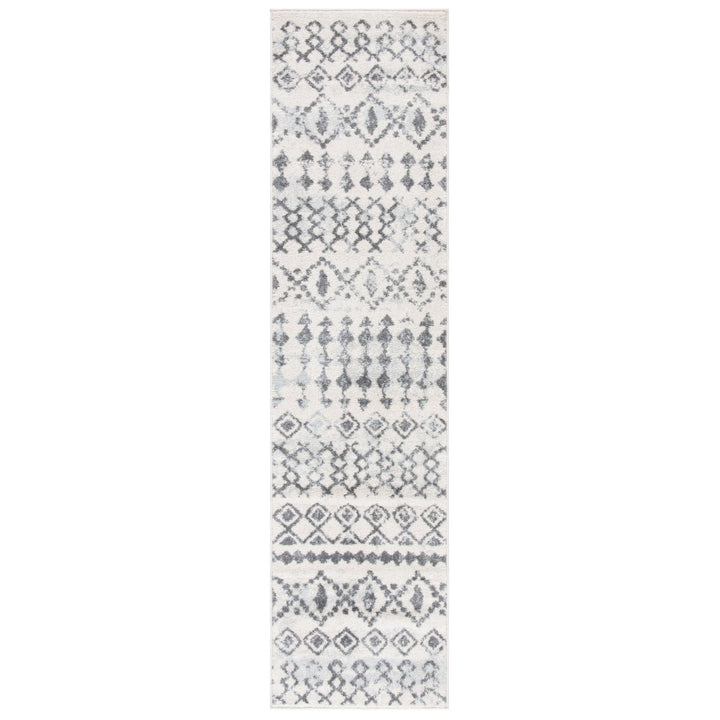 SAFAVIEH Tulum Collection TUL240A Ivory / Grey Rug Image 1