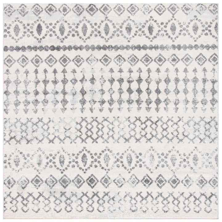 SAFAVIEH Tulum Collection TUL240A Ivory / Grey Rug Image 1