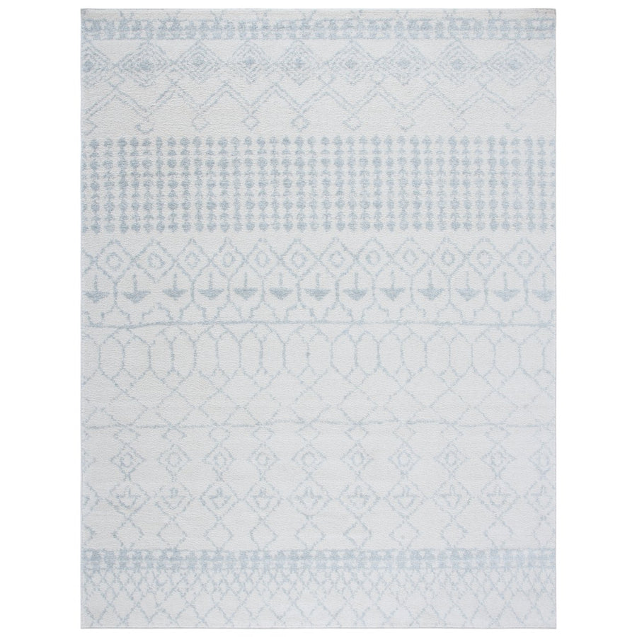 SAFAVIEH Tulum Collection TUL229D Ivory / Light Grey Rug Image 1