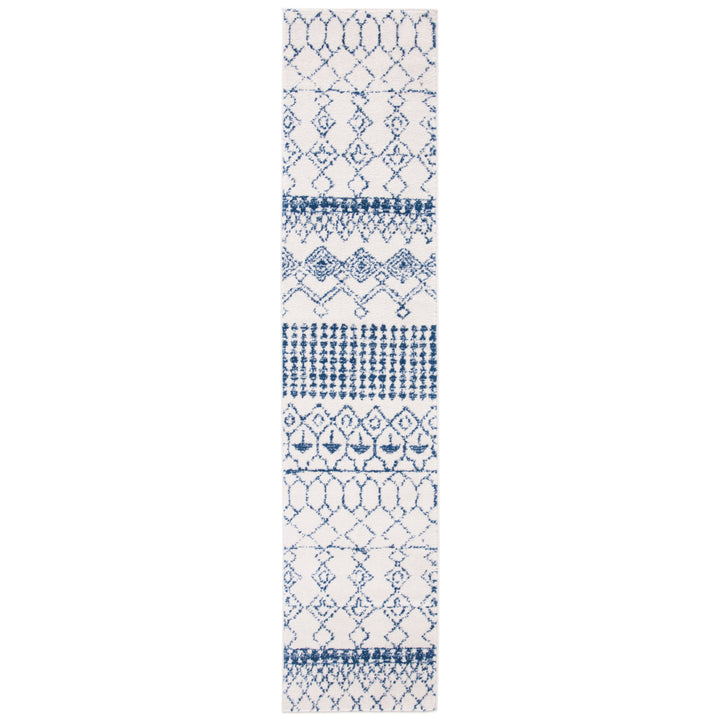 SAFAVIEH Tulum Collection TUL229E Ivory / Navy Rug Image 5