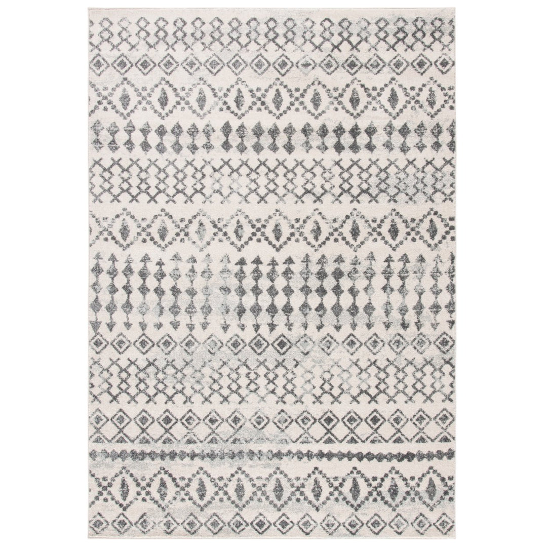 SAFAVIEH Tulum Collection TUL240A Ivory / Grey Rug Image 1