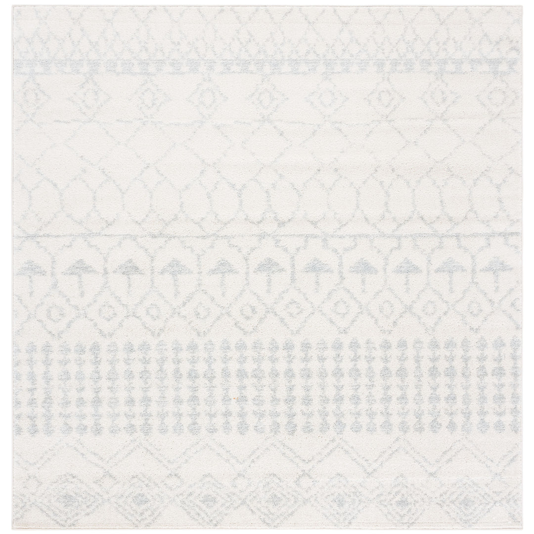 SAFAVIEH Tulum Collection TUL229D Ivory / Light Grey Rug Image 6