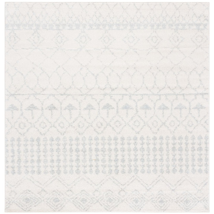 SAFAVIEH Tulum Collection TUL229D Ivory / Light Grey Rug Image 1