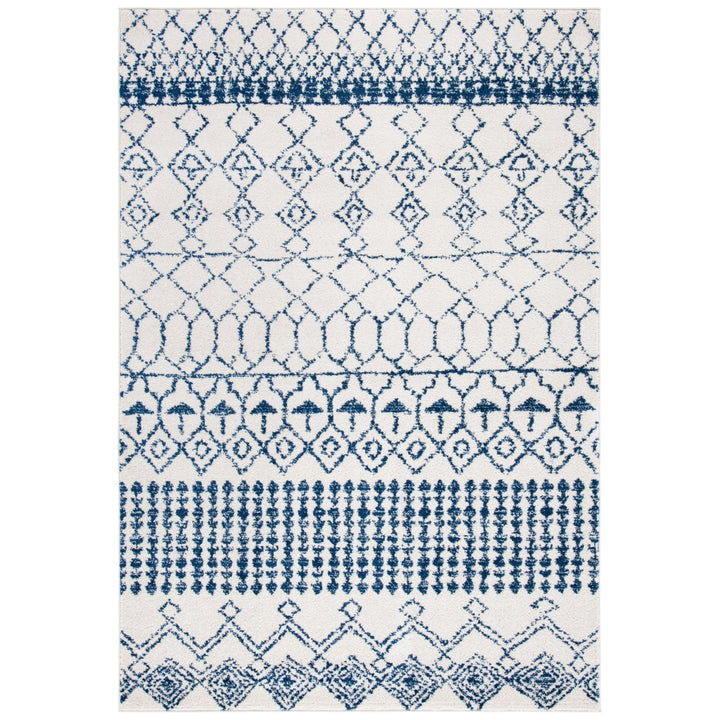 SAFAVIEH Tulum Collection TUL229E Ivory / Navy Rug Image 10