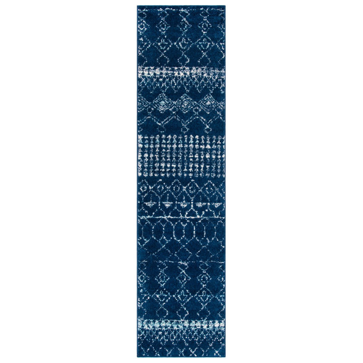 SAFAVIEH Tulum Collection TUL229N Navy / Ivory Rug Image 5