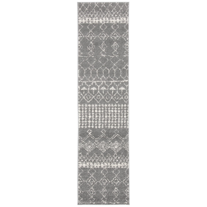 SAFAVIEH Tulum Collection TUL229F Grey / Ivory Rug Image 3