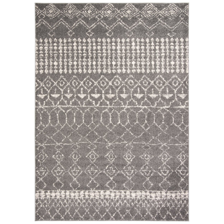 SAFAVIEH Tulum Collection TUL229F Grey / Ivory Rug Image 4